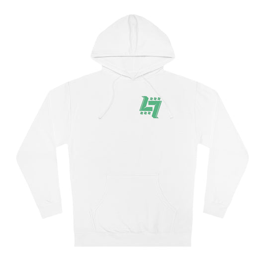 White Lucky 7s Logo Soft Hoodie