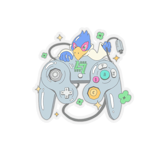 Gray Falco Sticker