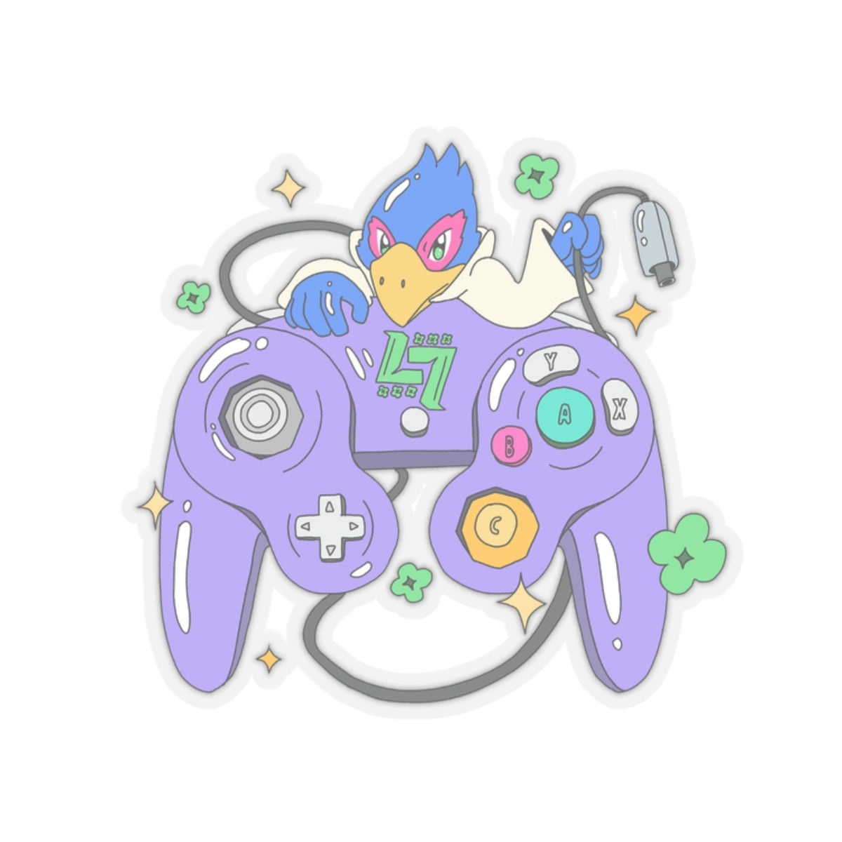 Purple Falco Sticker